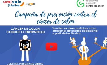 Campaña prevención cáncer colon uA AECC