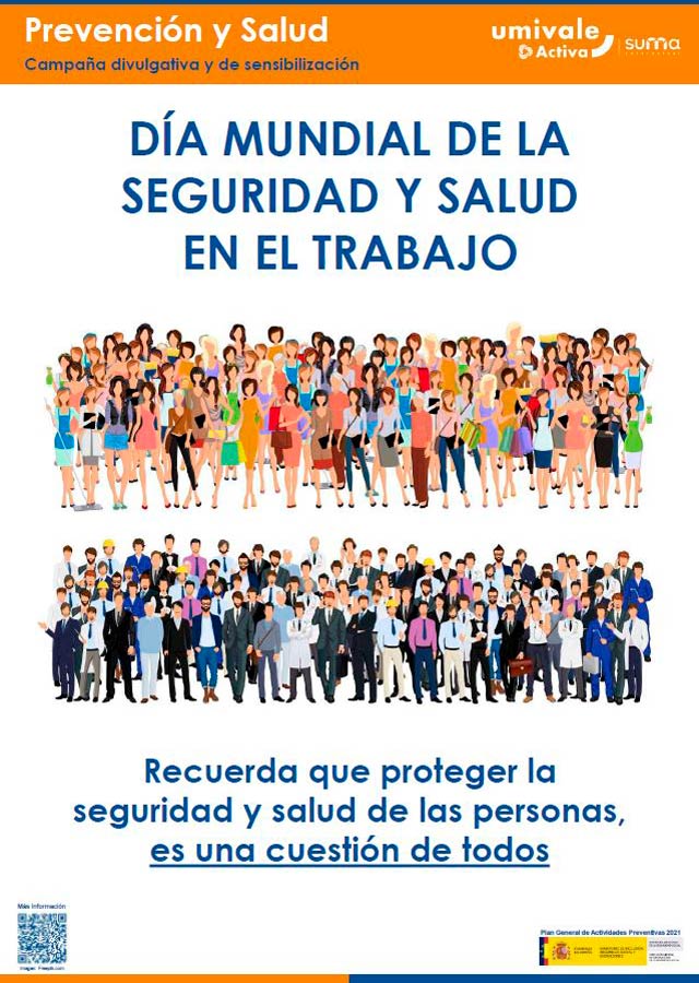 Cartel Día Mundial de la Seguridad y Salud en el Trabajo